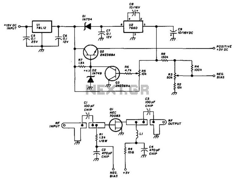 1296Mhz Rf Amplifier circuit