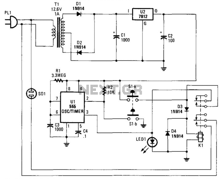 Appliance Cutoff Timer circuit