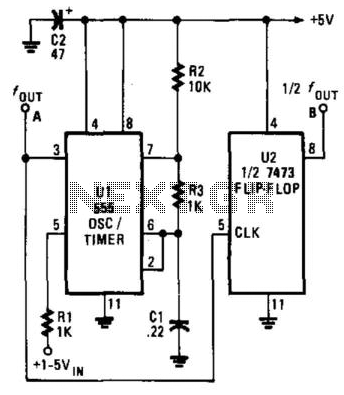 Simple 555 Vco circuit