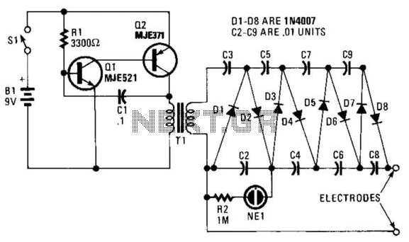 2000V Low-Current Power Supply circuit