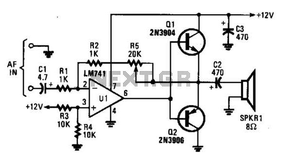 Audio Power Amplifier Circuit
