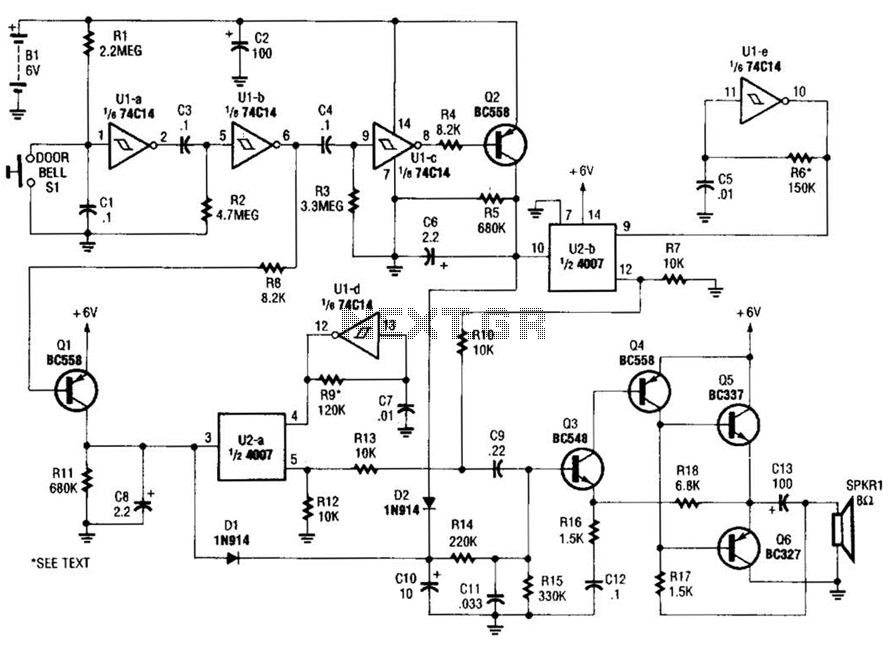 Electronic Doorbell Circuit