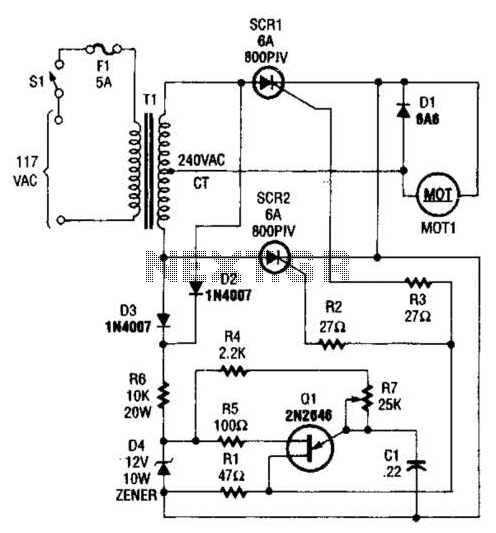 Speed-Control Switch Circuit Circuit – Circuit Schematic