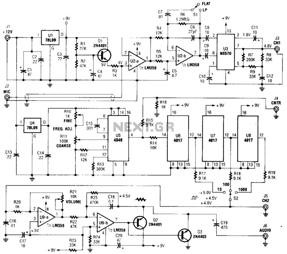 Precision Audio-Frequency Generator Circuit