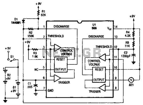 Pest Repeller Circuit – Circuit Schematic