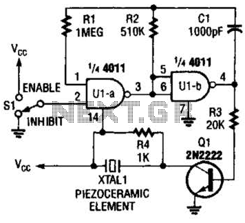 Cmos Piezo Driver Circuit – Circuit Schematic