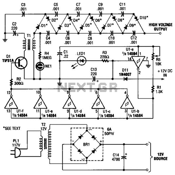 High Voltage Dc Generator Circuit