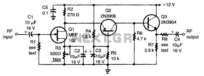 Broadcast Band Rf Amplifier Circuit