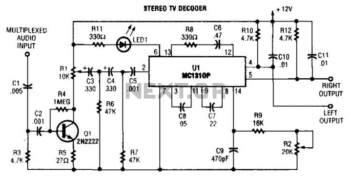 Stereo Tv Decoder Circuit