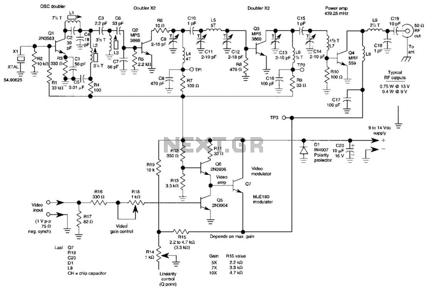10M Dsb Qrp Transmitter With Vfo Circuit