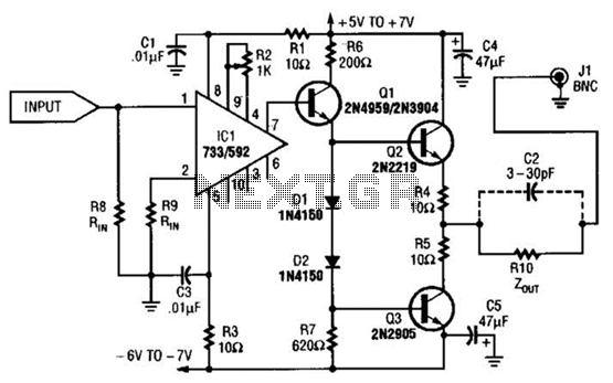 Ultrasonic Cleaner Circuit – Circuit Schematic