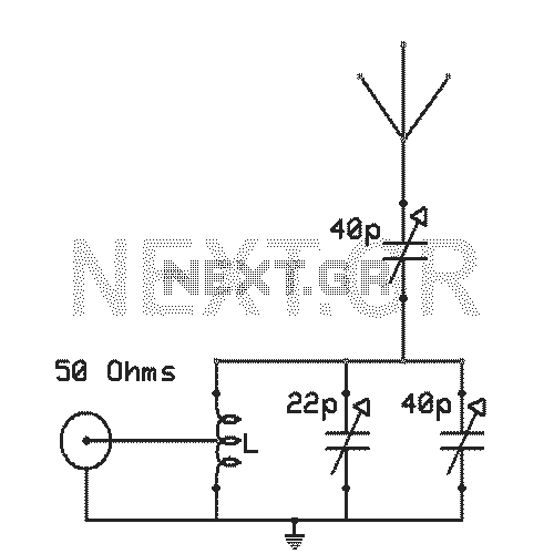 Antenna tunning circuit for 27MHz CB band circuit