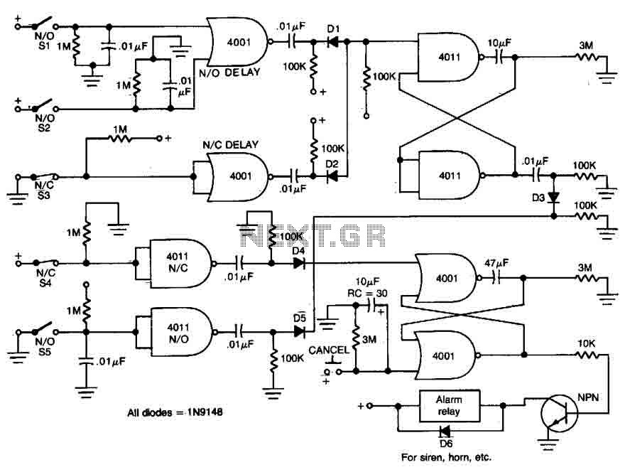 House Alarm Loop Circuit