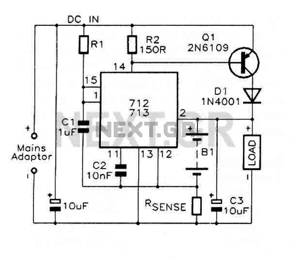 Fast charge Controller with MAX712  MAX713 circuit