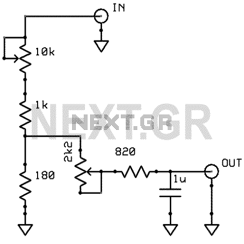Passive subwoofer filter circuit