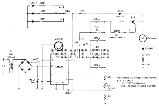 Rapid battery charger circuit