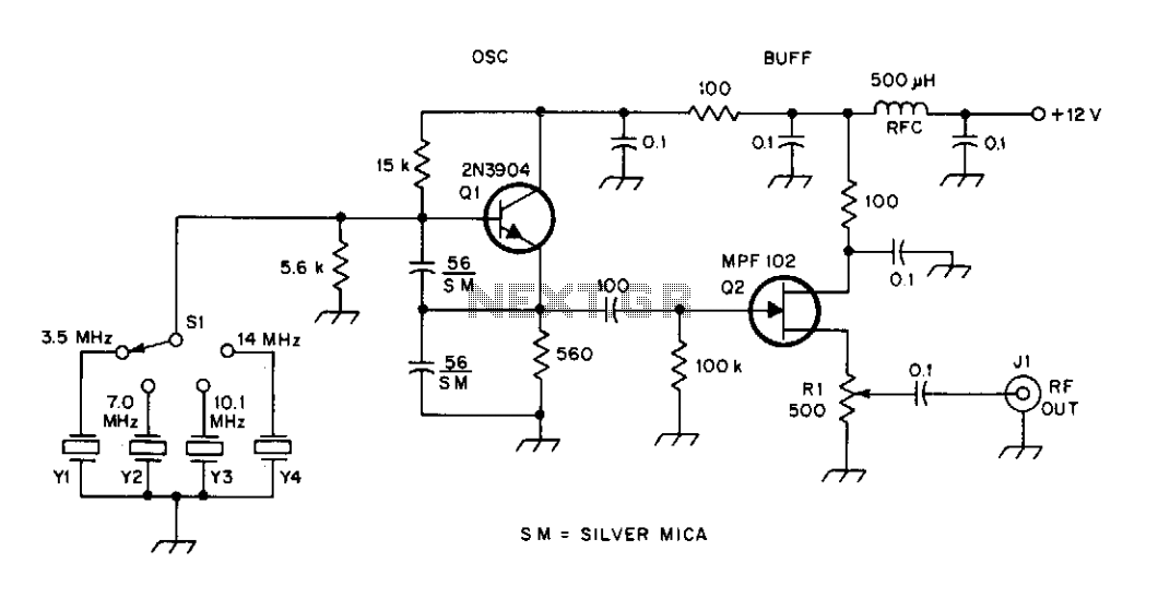 High frequency signal generator circuit