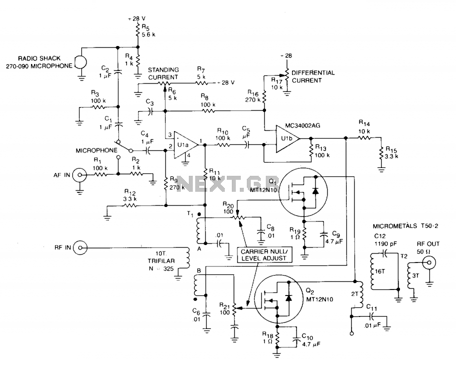 RF modulator circuit