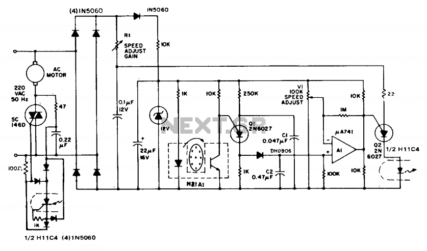 AC motor control – Circuit Schematic