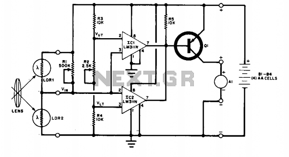 Field disturbance sensor-alarm circuit