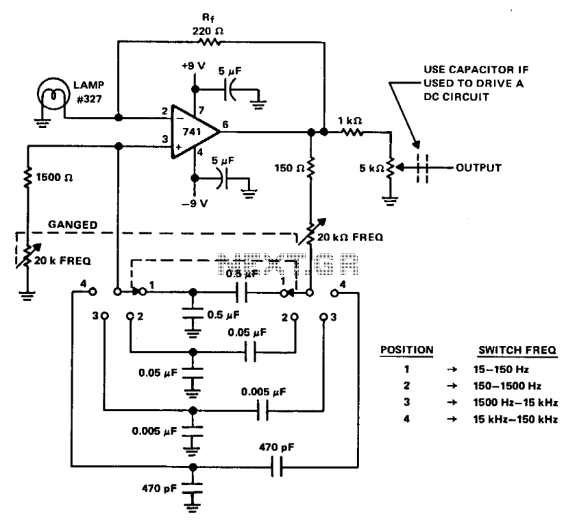 Audio oscillator circuit