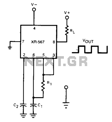 Oscillator with frequency doubled output circuit