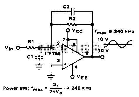 Wide bandwidth low noise amplifier circuit