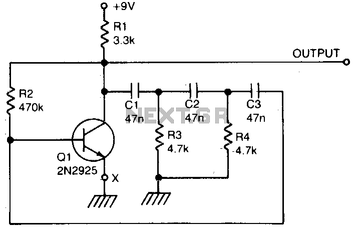 Phase shift oscillator circuit