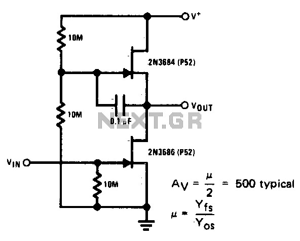 Ultra-high gain audio amplifier circuit