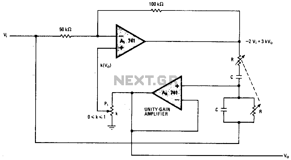 Selectable bandwidth notch filter circuit