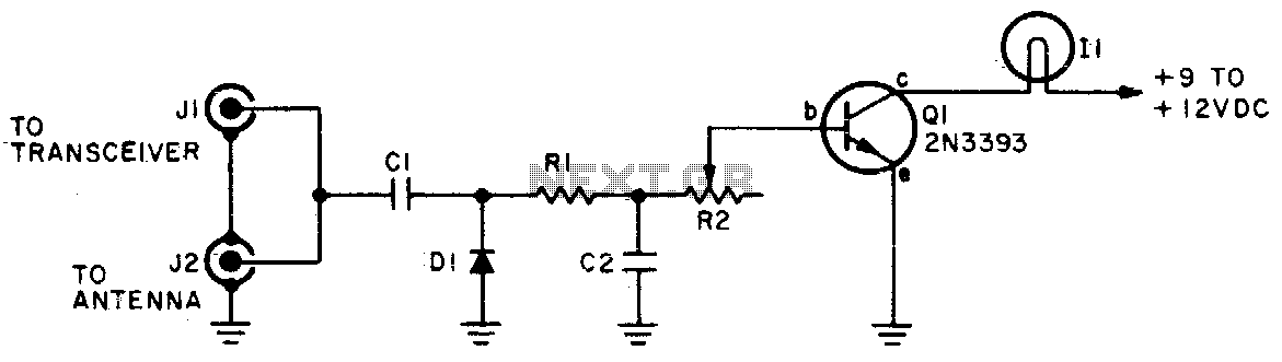 Visual modulation indicator circuit