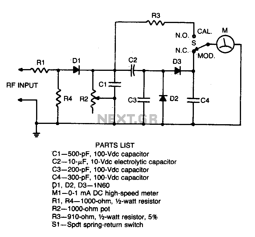 Cb modulation monitor circuit