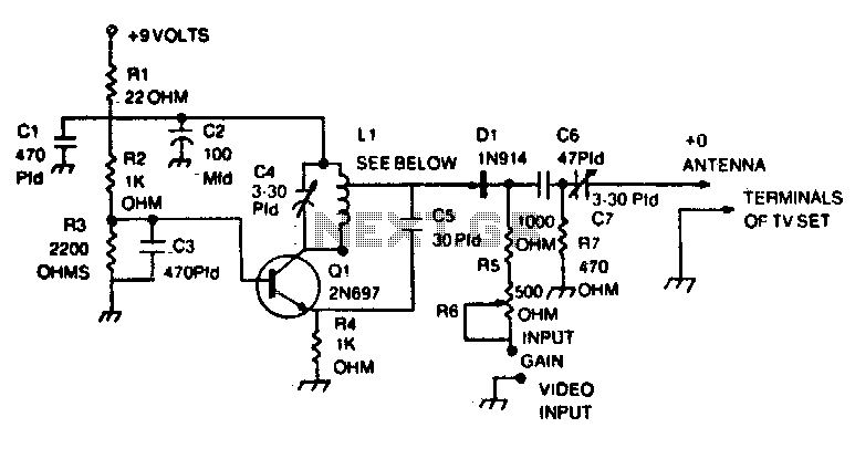 Rf modulator circuit