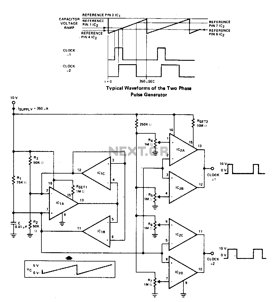 Versatile two-phase pulse generator circuit