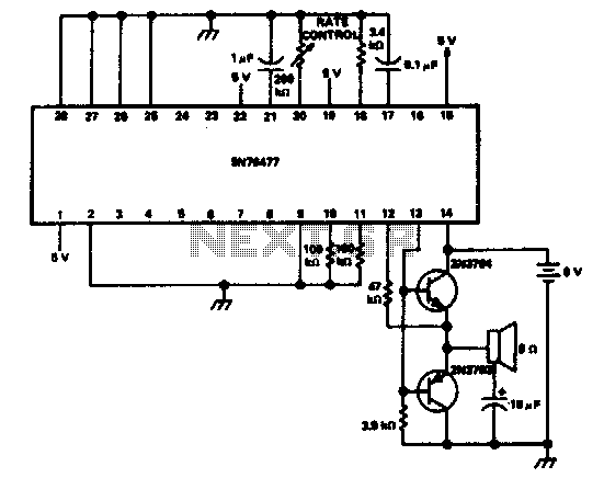 Siren-space war-phasor gun circuit