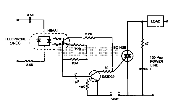 Remote ring extender switch circuit