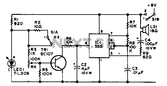 Electronic egg timer circuit