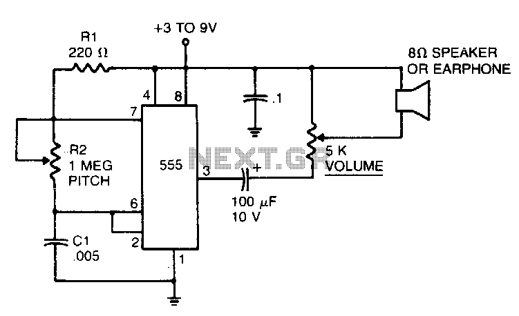 Mosquito-repelling circuit