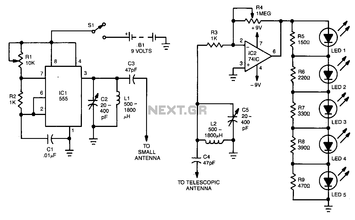 Automobile-locater circuit