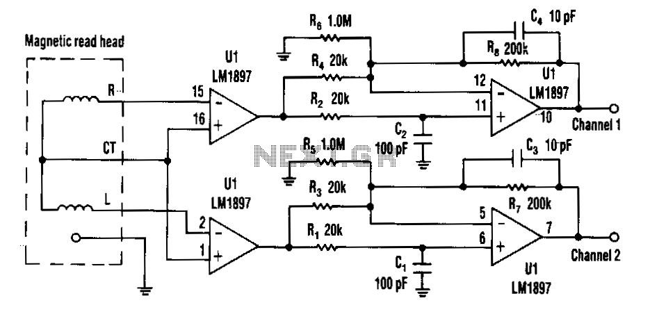 Read-head-preamplifier circuit