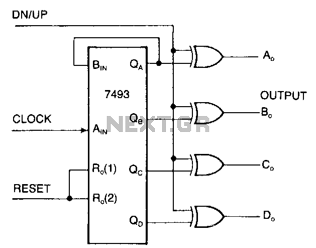 Eight-digit-microprocessor-display – Circuit Schematic