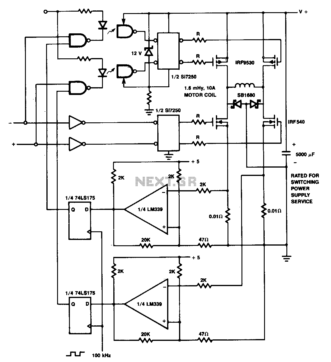 Practical-current-limiting-coil-driver circuit