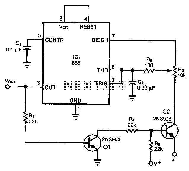 Variable-duty-cycle-timer circuit