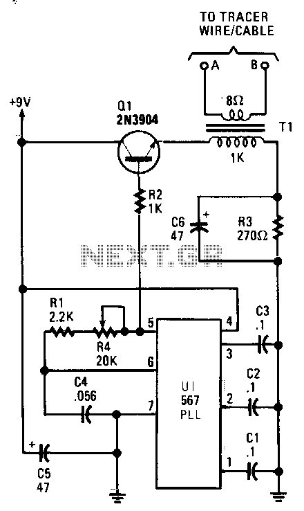 Closed-loop-tracer circuit