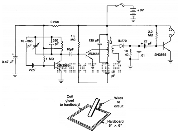 Double oscillator metal detector circuit