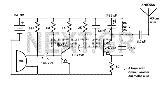 FM surveillance BuG Transmitter circuit