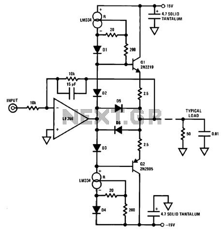 200mA 12V Op Current Gain Stage
