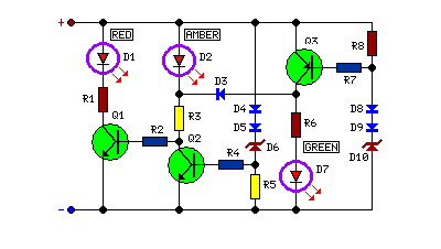 Battery Voltage Indicator circuit