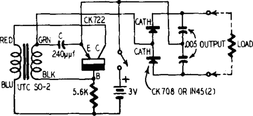 Transistor DC Transformer circuit