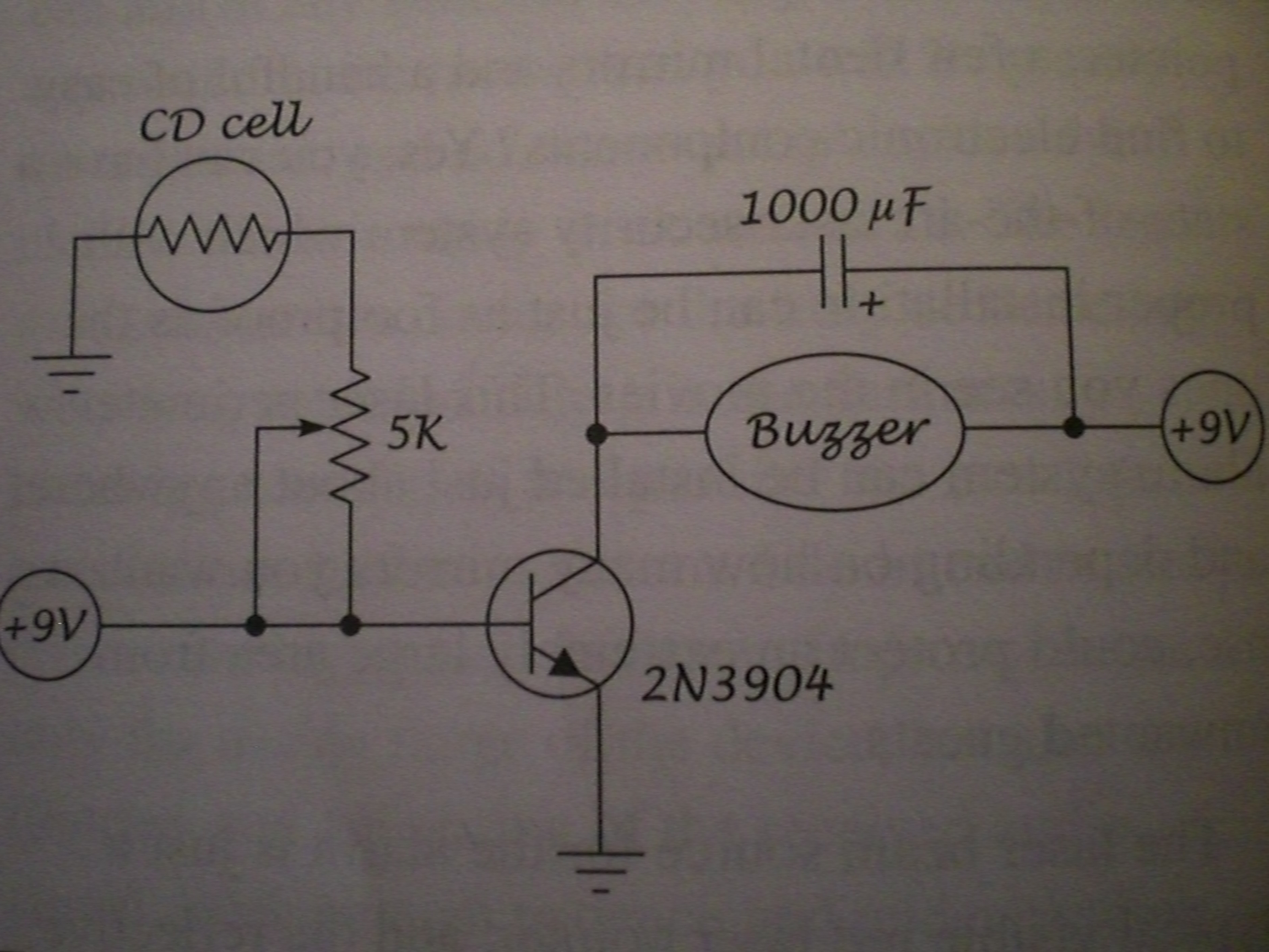 Laser Alarm fun stuff – Circuit Schematic